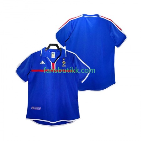 Fotballdrakt Frankrike 2000 Retro Hjemmetrøye Kortermet